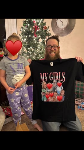 Customer photo review of CUSTOM VINTAGE TEE