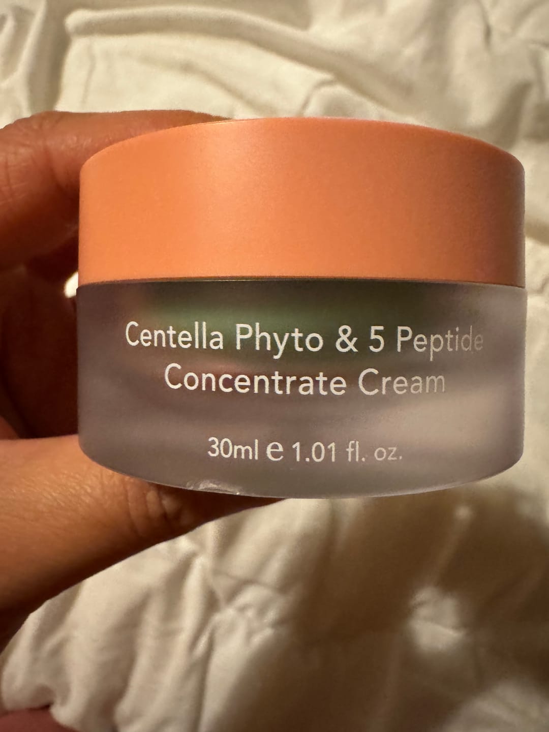Customer photo review of Pretnovecošanās krēms Haruharu Wonder Centella Phyto & 5 Peptide Concentrate Cream