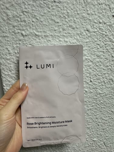 Customer photo review of Rose Brightening Moisture Mask
