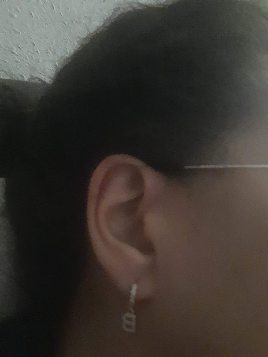 Customer photo review of Pendientes Inicial Hoops