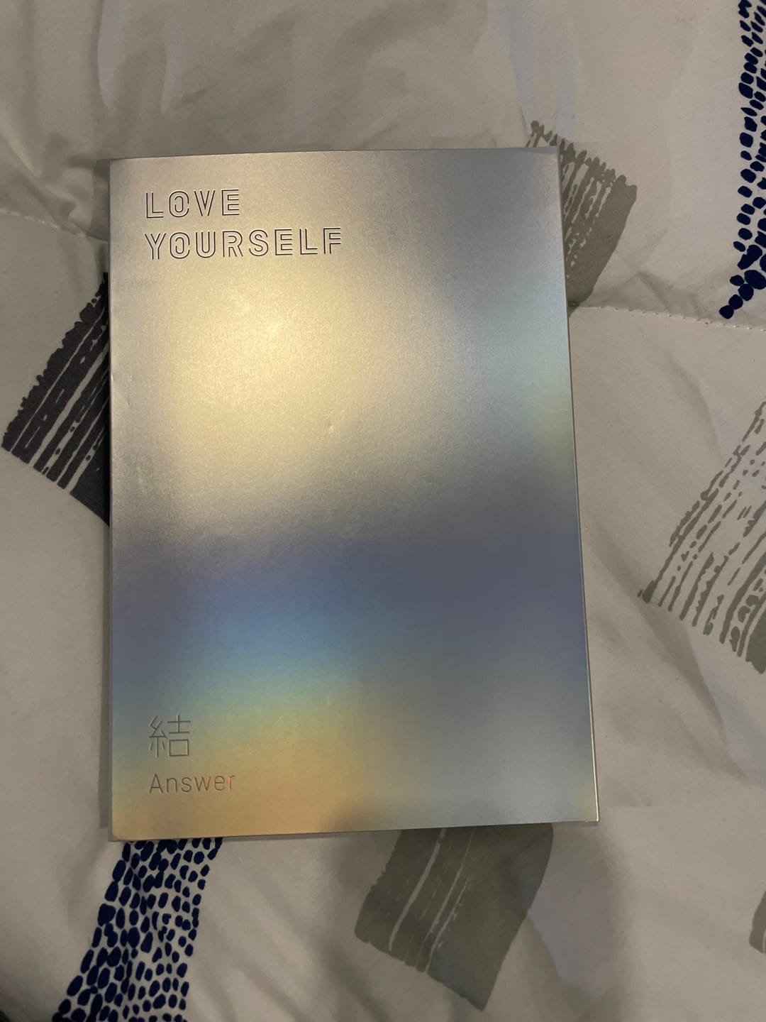 Customer photo review of BTS - REPACKAGE ALBUM LOVE YOURSELF 結 ANSWER