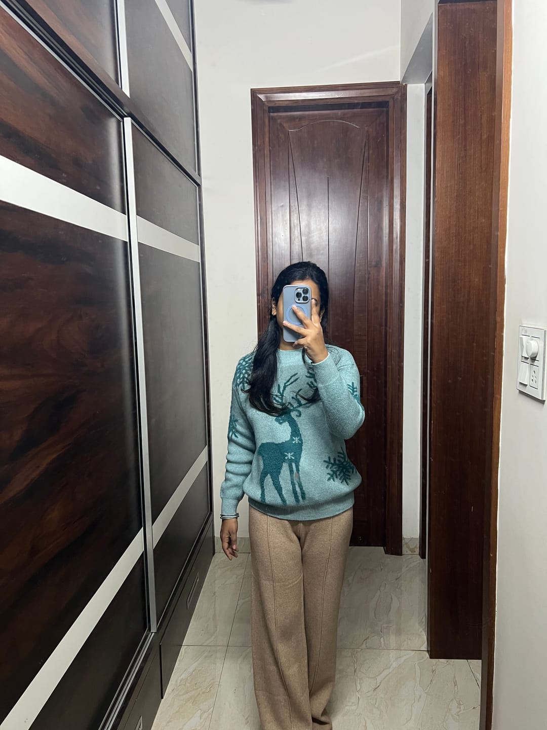 Customer photo review of Siruki Woolen Coord Set