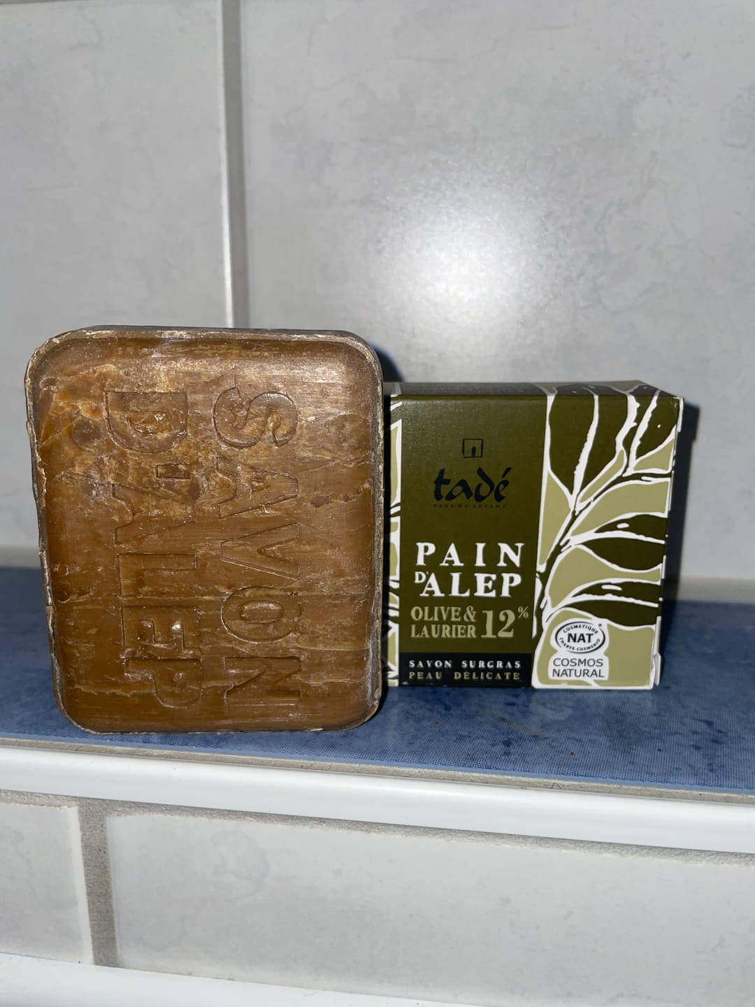 Customer photo review of Olive & Laurel Aleppo Soap 12% (100g)