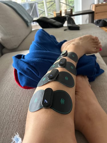 Customer photo review of Vibit TENS - Electrical Nerve Stimulation Therapy