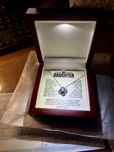 Customer photo review of To My Beautiful Daughter - Love Dad - Beautiful Gift Set - SS278