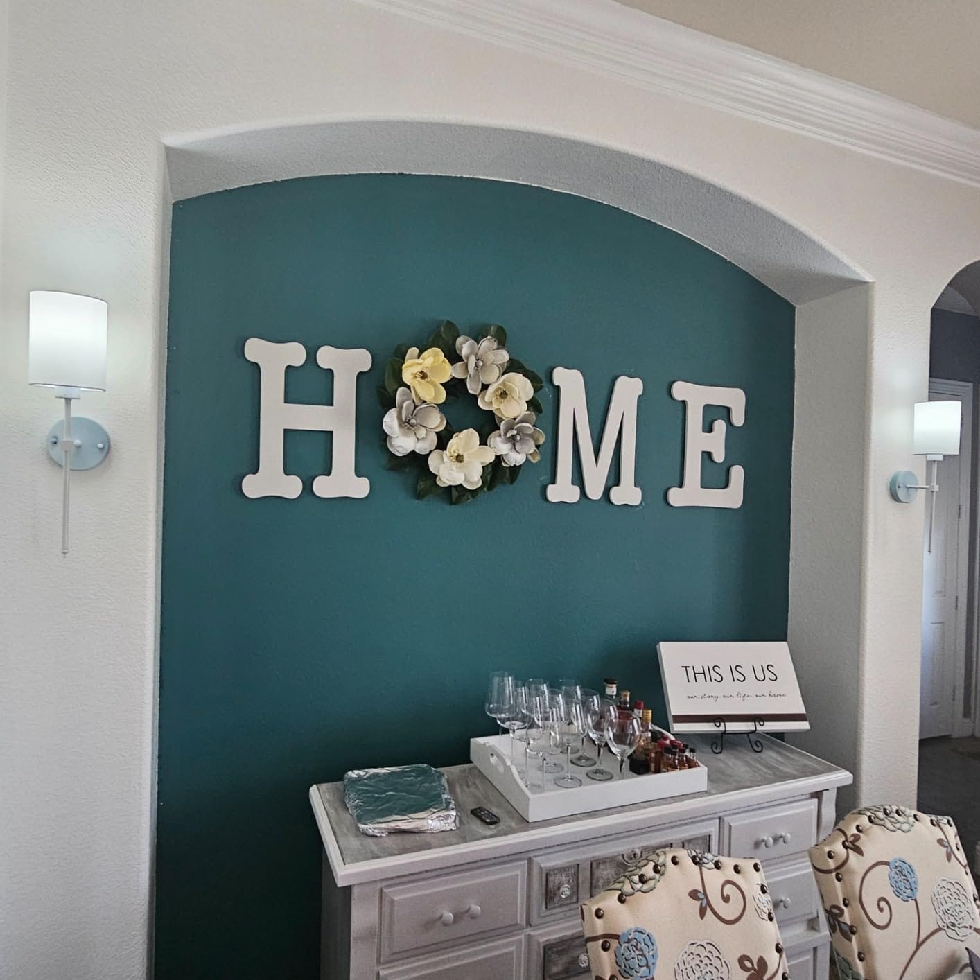 Customer photo review of LumoEase™ Wireless Wall Sconces Set of Two