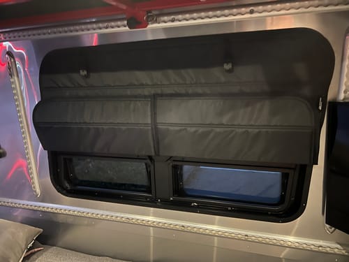 Customer photo review of Airstream 24X Driver's side rear panel shade