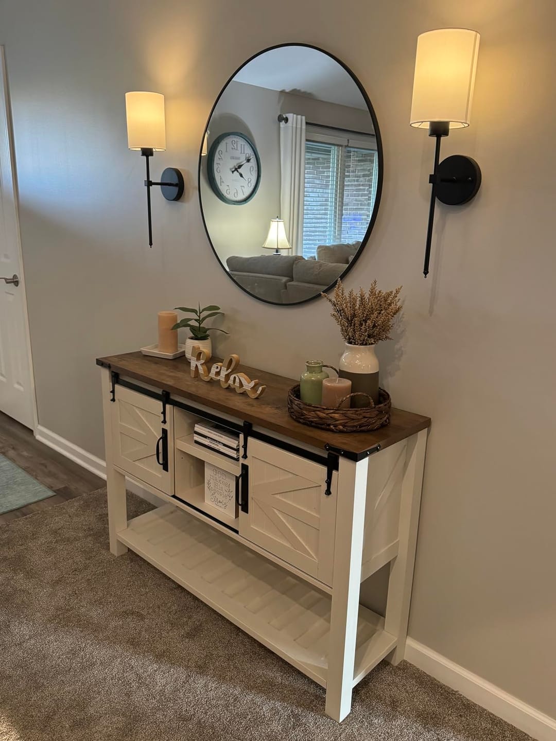 Customer photo review of LumoEase™ Wireless Wall Sconces Set of Two