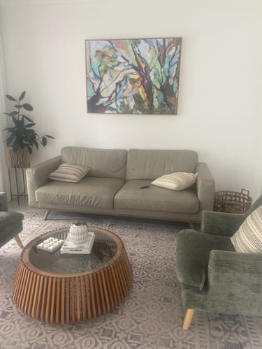 Customer photo review of Eucalypt Forest -  Original Abstract Australian Bush Nature Painting Stretched Canvas Or Art Print - Nature Wall Art