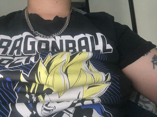 Customer photo review of Cuban Chain (White Gold) 8mm Set