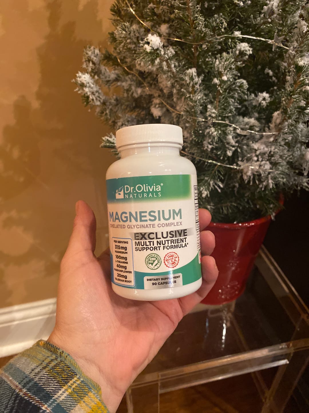 Customer photo review of Magnesium Glycinate - Chelated Complex