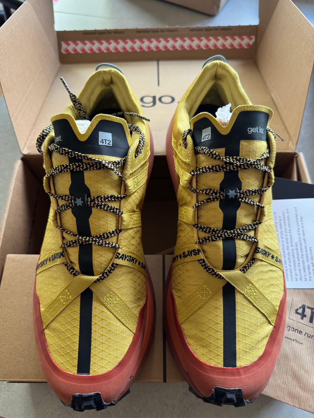 Customer photo review of get lost, saysky edition.