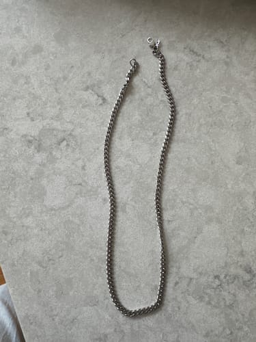 Customer photo review of Signature Silver Cuban (5mm)