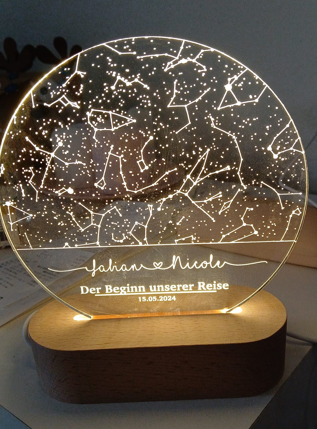 Customer photo review of Euer Sternenhimmel Liebeslicht