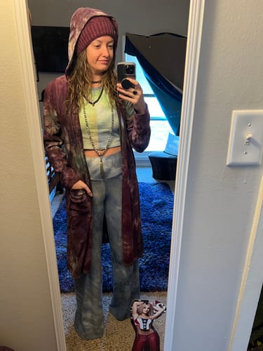 Customer photo review of PREORDER Cozy Hooded Cardigan