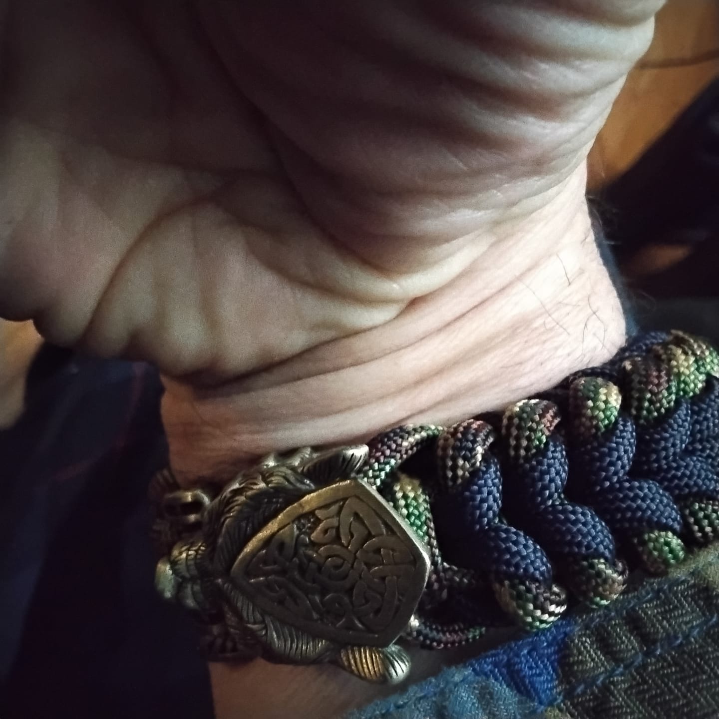 Customer photo review of Vikings Bear Paracord Bracelet