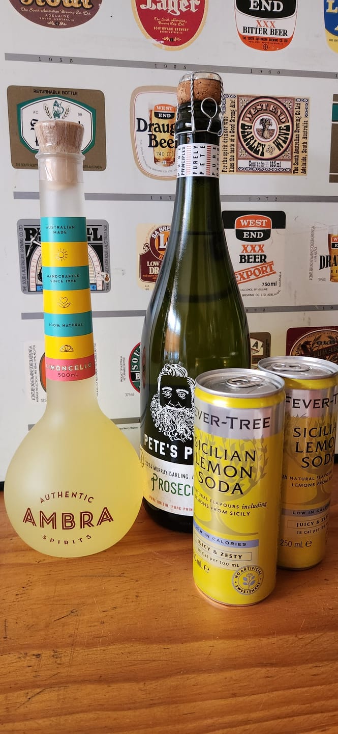 Customer photo review of Ambra Limoncello Spritz Bundle - Black Friday Deal!