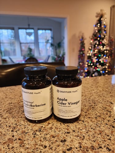 Customer photo review of DihydroBerberine + Apple Cider Vinegar Bundle