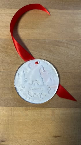 Customer photo review of Plexiglas Weihnachtsdeko mit Wichtel