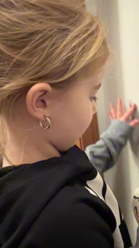 Customer photo review of Silver Huggies