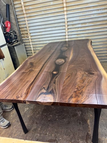 Customer photo review of Desk Legs 508 Faras 28H Modern Metal Table Legs