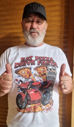 Customer photo review of EAT PIZZA DRIVE FASTA