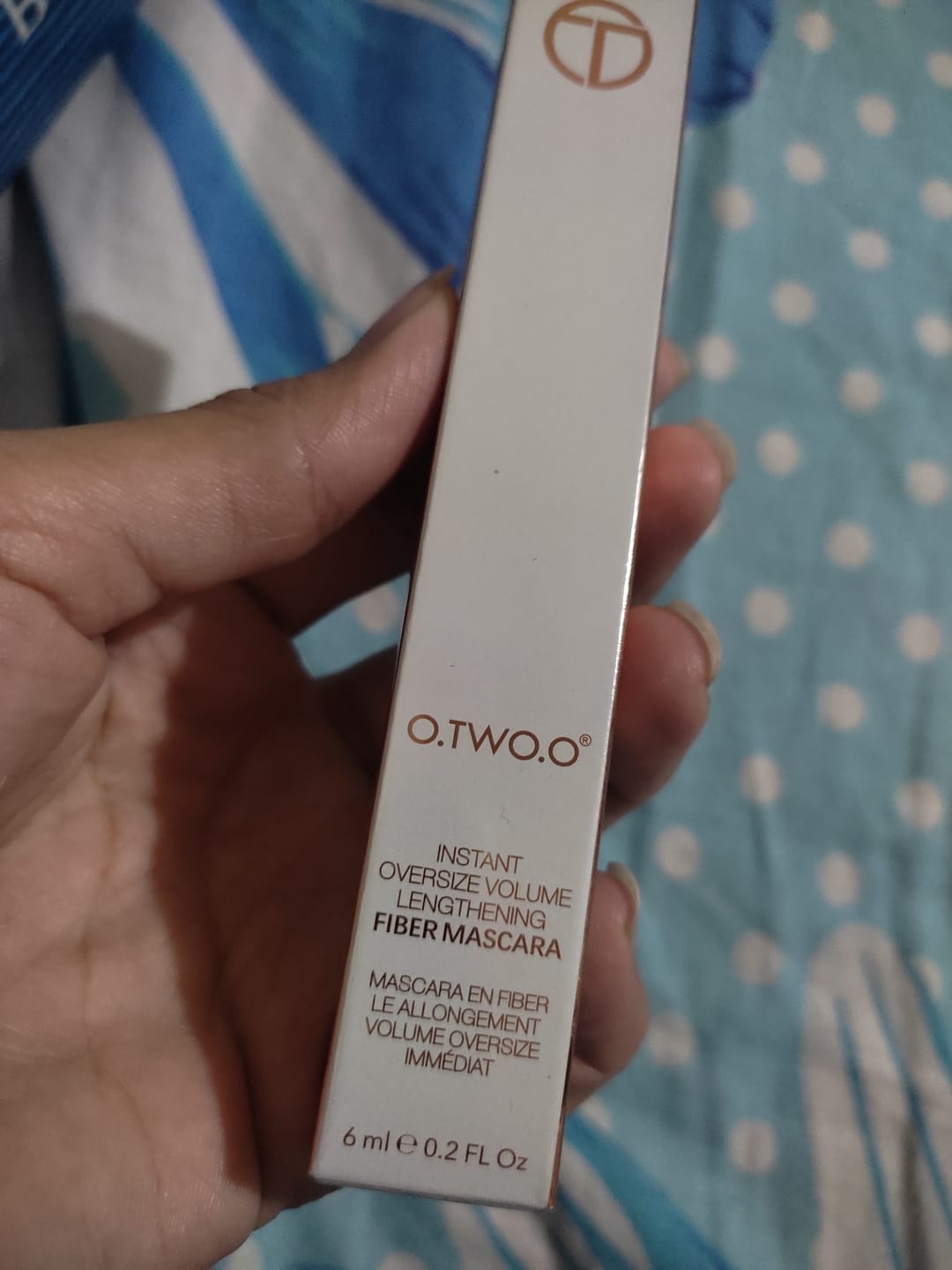 Customer photo review of O.TWO.O 3D INSTANT OVERSIZE VOLUME LENGTHENING MASCARA