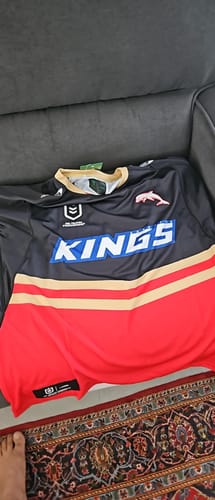 Customer photo review of 2024 Dolphins Alternate Jersey (Black)