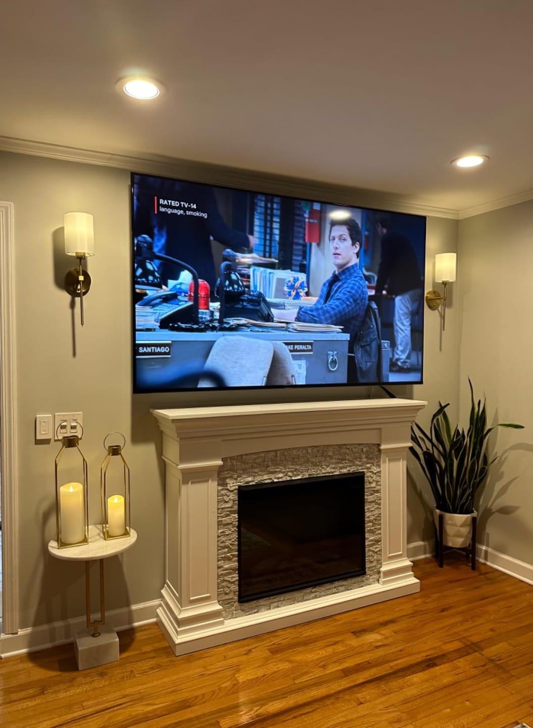 Customer photo review of LumoEase™ Wireless Wall Sconces Set of Two