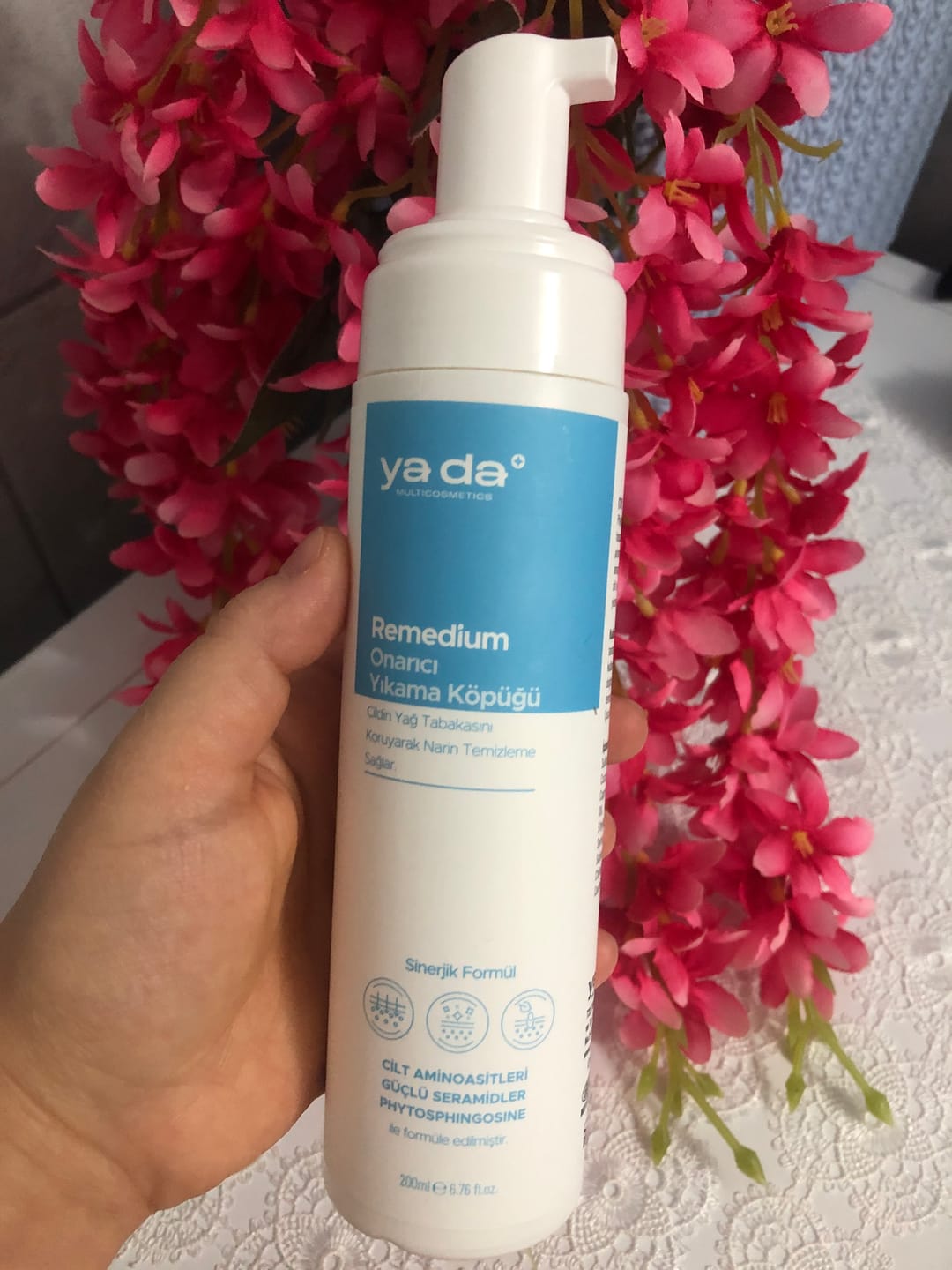 Customer photo review of Remedium Onarıcı Yıkama Köpüğü