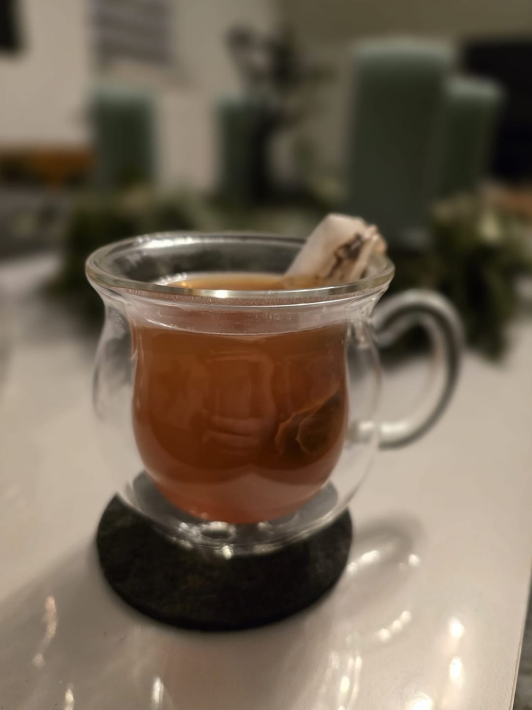 Customer photo review of Kessel Tasse aus Glas – Doppelwandig