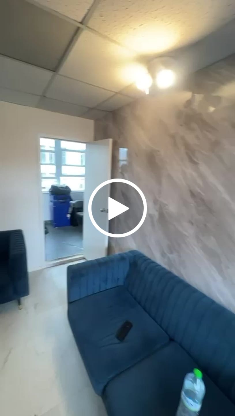 Customer video review of Premium Grey Stone Marble Gloss Shower Wall Panel - 2400 x 1000mm