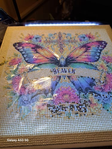 Customer photo review of Custom Diamond Painting From Your Photo