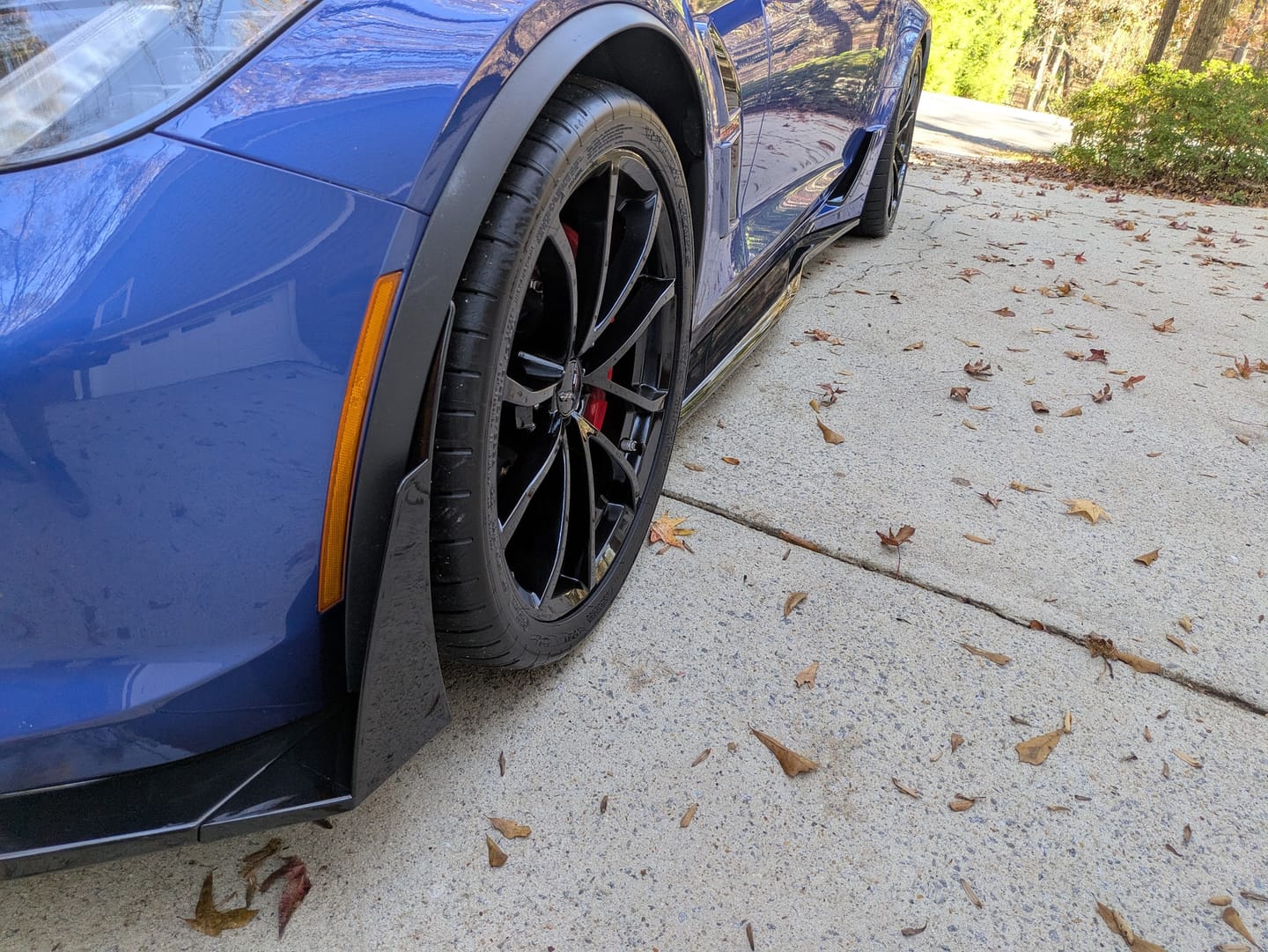 Customer photo review of Corvette C7 Z06 Conversion Side Skirts Rocker Panels