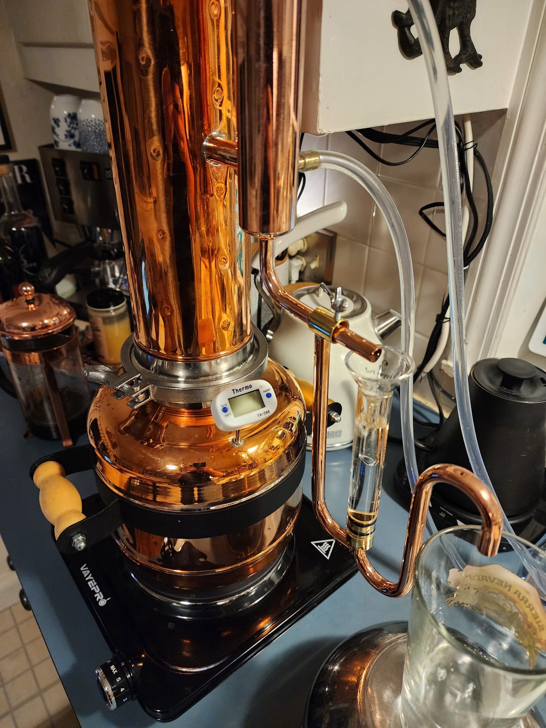 Customer photo review of Essential Oil Distiller 1,9Gal/7L - Premium Kit