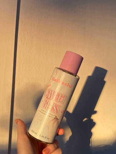 Customer photo review of Sweet Bliss Body Fragrance Mist