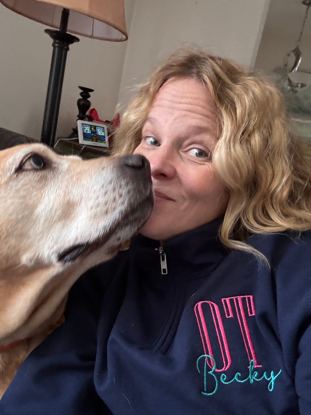 Customer photo review of 995M | Personalized 1/4 zip  Sweatshirt with Tall Certification  - Unisex Sizing