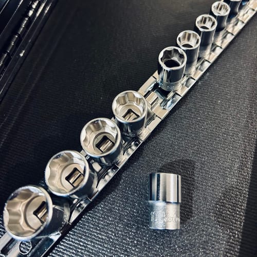 Customer photo review of Ko-Ken RS2410M/12 1/4 Sq. Dr. Socket set 4-14mm Surface 12 pieces