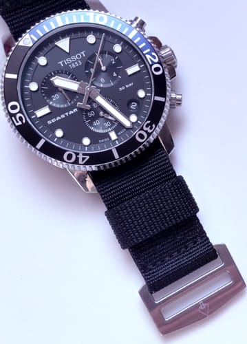 Customer photo review of Glomar Explorer - Hook And Loop Watch Strap