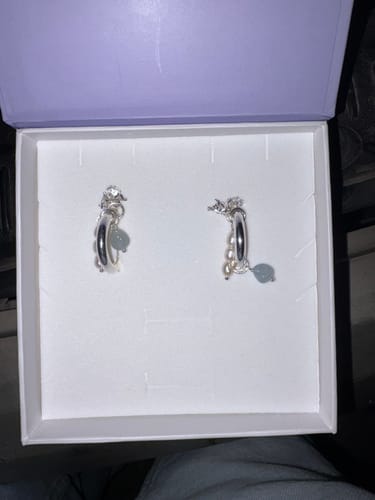 Customer photo review of עגילי אקוומרין  5 ב-1 | Mermaid