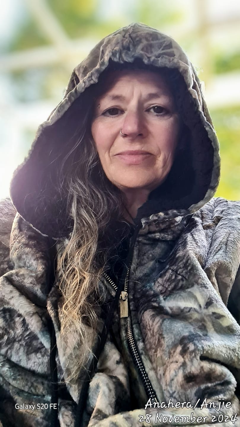 Customer photo review of ADULT BLANKET HOODIE - CAMO GREEN