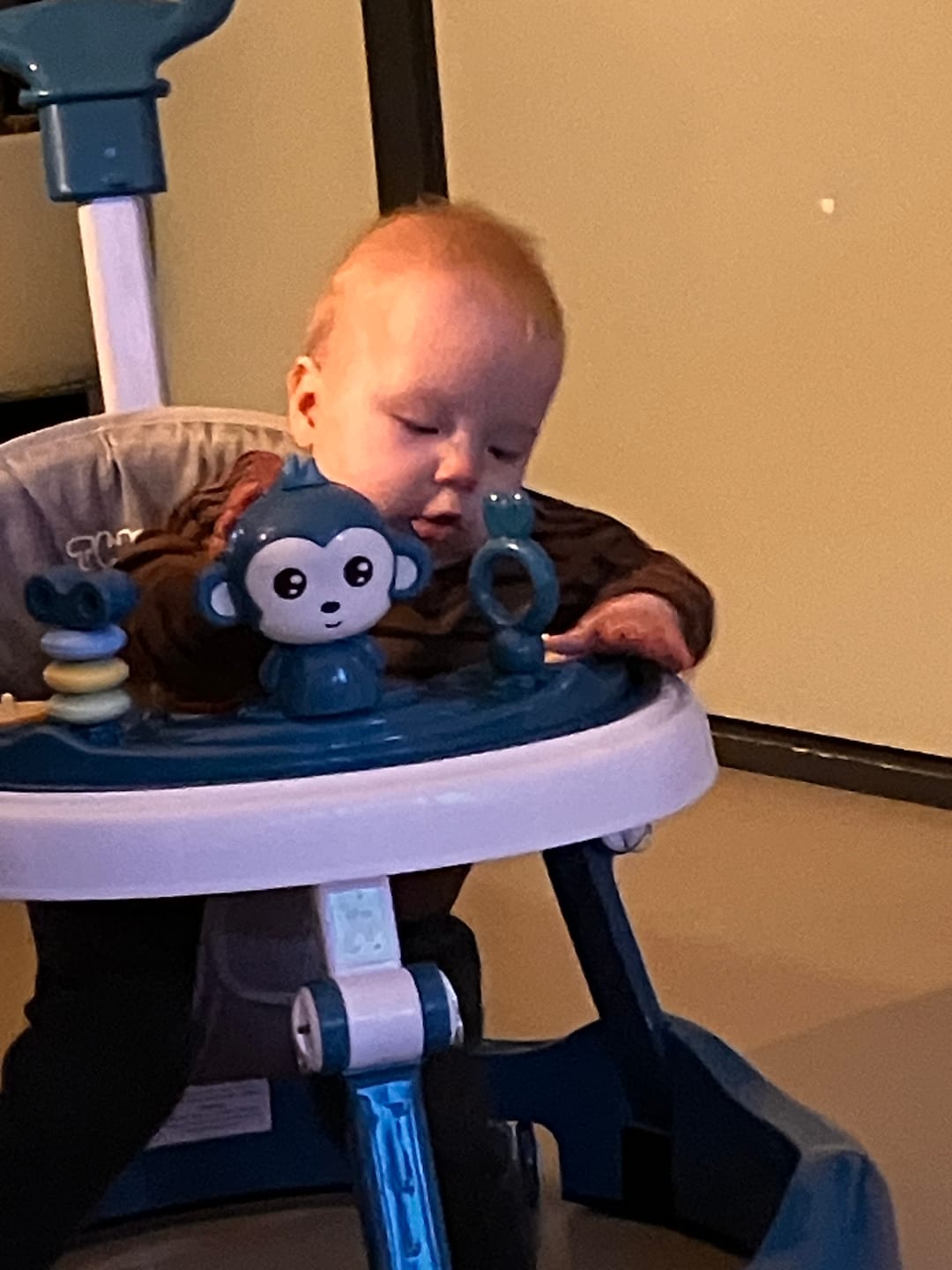Customer photo review of Twinky Loopstoel Baby - Azur