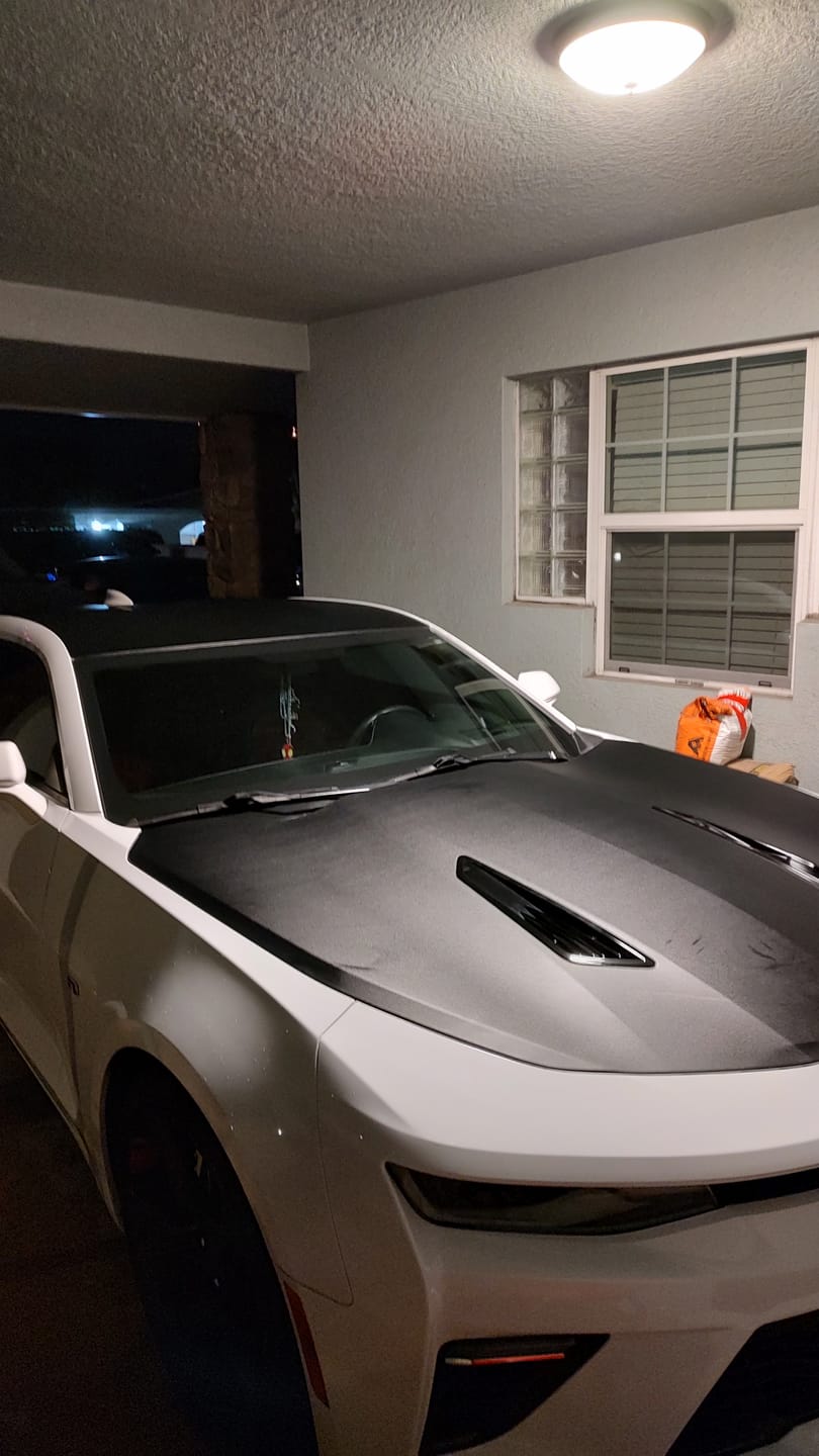 Customer photo review of Satin Black Vinyl Wrap