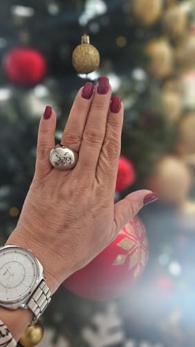 Customer photo review of Anillo Grueso Redondo