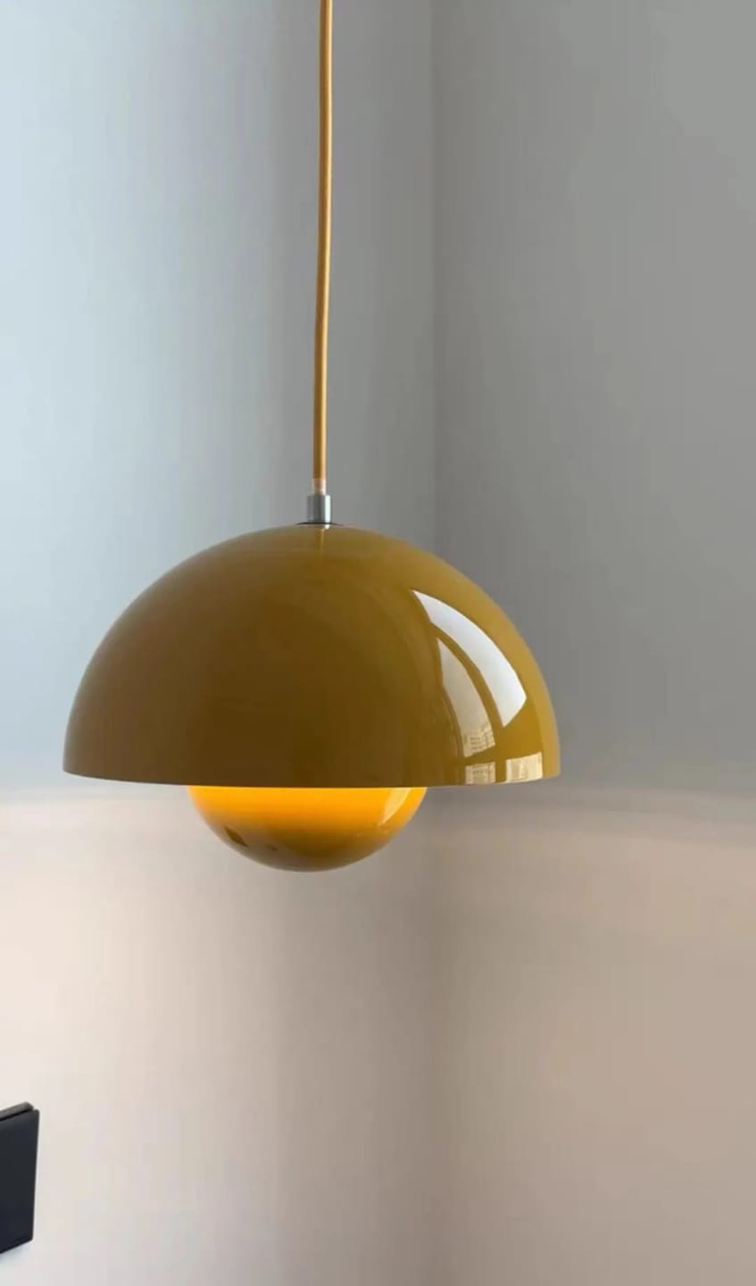 Customer photo review of Danish Mushroom Pendant Light | Modern Design