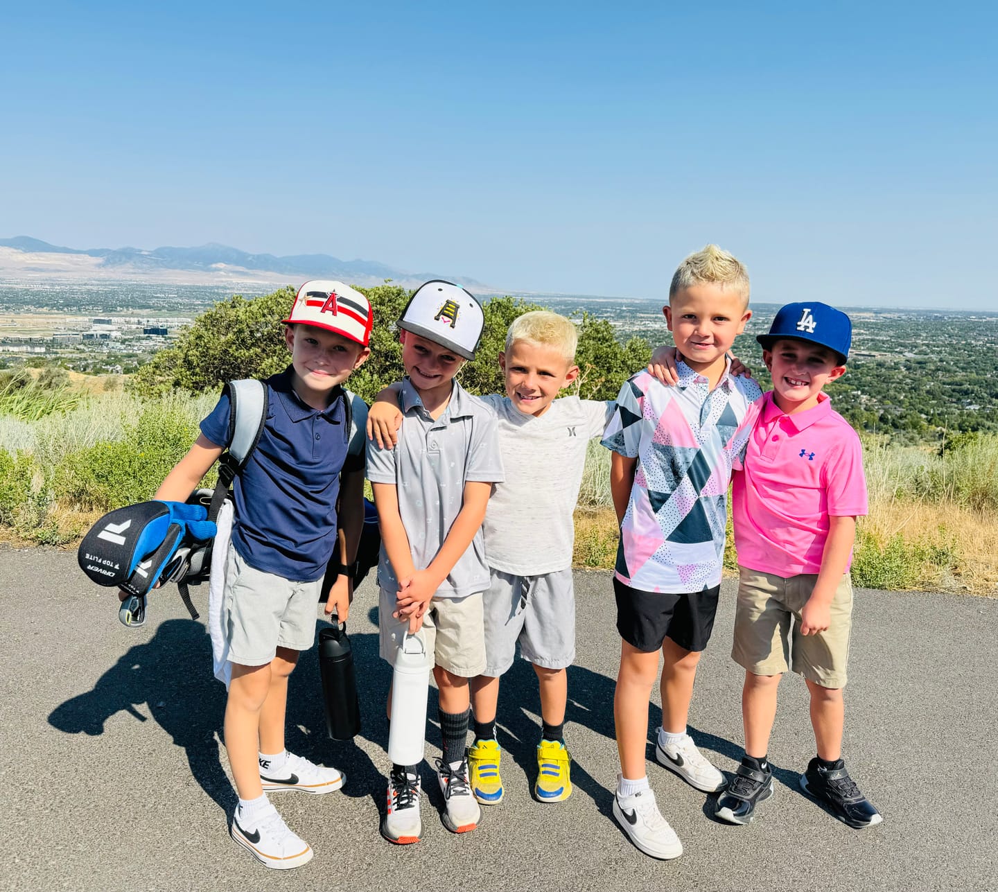 Customer photo review of Birdie Dropper Youth Golf Polo