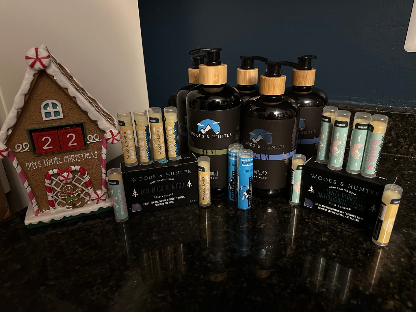 Customer photo review of Woods & Hunter Herbal Peppermint Tea Tree Lip Balm