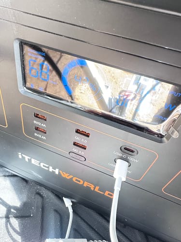 Customer photo review of PS2000 Portable Lithium Power Station 2000W 160Ah