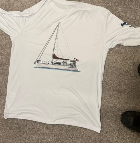 Customer photo review of Custom UPF Shirt Long Sleeve