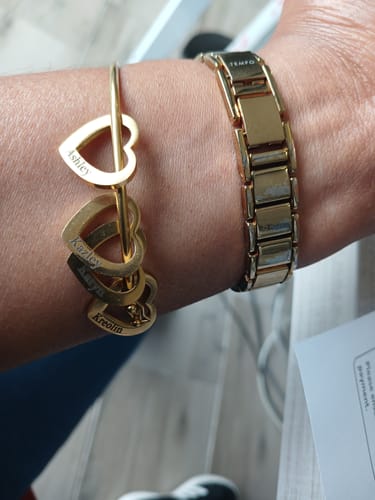 Customer photo review of Family Custom Bangle